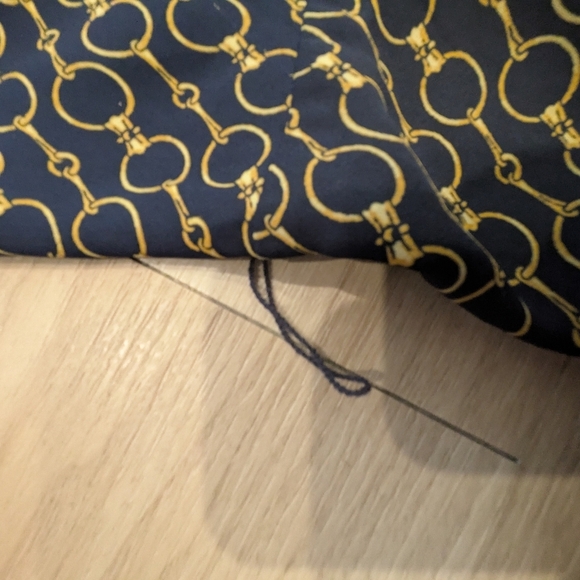 Lauren Ralph Lauren Black Dress Woth Gold Rings - Size 4 - Black Label - Picture 5 of 7